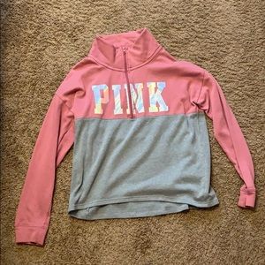 Pink and Gray Sweatshirt from Victoria Secret Pink